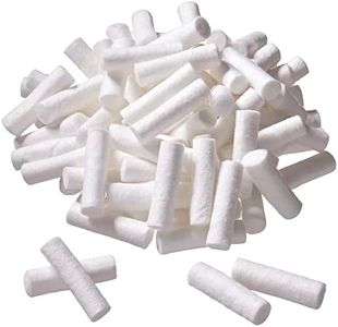 100 Dental Cotton Rolls, One Inch Nosebleed Plugs for Kids or Adults - Extra Absorbent Blood Clotting, Cotton Rolls (100 Count)