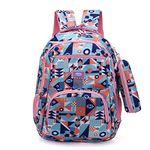 Tinytot 26 Litre, Stylish & Trendy Water Resistant High Storage Graphic Printed School Bag College Backpack Travel Backpack Bag with Pencil Pouch, for Girls & Women, 2nd Standard onward, 18 Inch