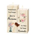 Gifts for Women, Best Friends Birthday Gifts for Women Men Candlestick, Friendship Valentines Day Gifts for Her, Inspirational You are Awesome Proud of You Gifts for Women Colleagues