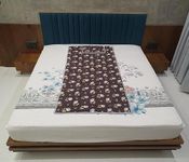 Bio Magnetic Mattress Topper/Pad Brown (3x6 feet) & with 1 Pillow Pad Magnetic Therapy