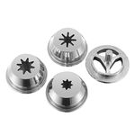 Deer 3 Sizes Stainless Steel Hollow Churro Nozzles Attachment for Spanish Churro Maker Machines