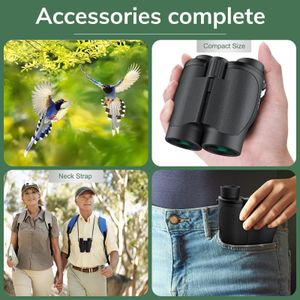 Compact 20x32 High Power Binoculars – Lightweight, Portable