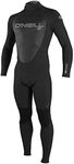 O'Neill Wetsuits Men's Epic 4/3 Back Zip Full Wetsuit, Black, X-Large