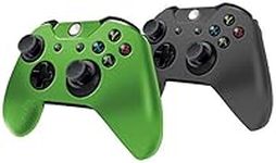 2 in 1 Twin Pack Comfort Grip Silicone Controller Covers for XBOX One – Improves Grip and Accuracy + Protects Controllers - by dreamGEAR