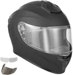 Favoto Motorcycle Full Face Helmet, DOT Approved Street Bike Helmets with Anti-fog Film for Men Women