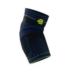 Bauerfeind Sports Elbow Support - Breathable Compression - Contoured for Inner and Outer Elbow - Protection Against Joint Pressure - Air Knit Fabric- Black, XS