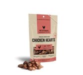 Vital Essentials Freeze-Dried Raw Dog Treats, Chicken Hearts Treats, 1.9 oz