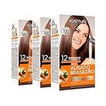 Kativa Keratin And Argan Oil Brazilian Straightening Kit Pack 3x150 ml