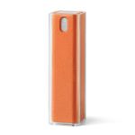 AM 2 in 1 Screen Cleaner Mist Spray - Versatile for Computers, Phones, iPads, Laptops, and Car Smart Screens, Refillable and Eco-Friendly, Includes Harm-free Liquid, 1 and 3 Pack (Orange, Single)