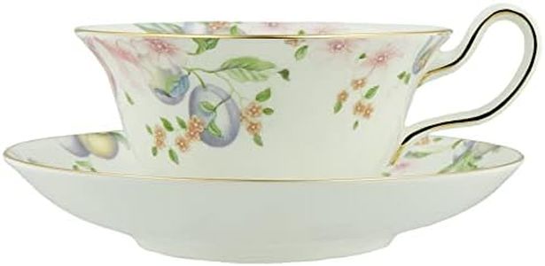 Wedgwood Sweet Plum Tea Cup & Saucer, Peony, Wedding Gift 1053524