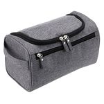 IGNPION Men's Hanging Travel Toiletry Wash Bag (Grey)