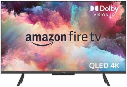 Amazon Fire TV 50" Omni QLED Series 4K UHD smart TV, Dolby Vision IQ, Fire TV Ambient Experience, local dimming, hands-free with Alexa