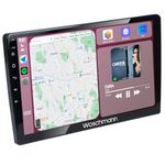 Woschmann 4GB+64GB Car Android System Touch Screen 9 Inch|TS9Pro Car Stereo|Wireless Carplay Adapter & Android Auto| 4th Gen Car Display Screen | Including Rearview LED Camera| Universal for All Cars