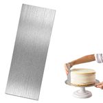 8.6 Inch Stainless Steel Cake Scraper Metal Scraper for Cake Smoother Leveler Scraper Cake Decorating Comb Cake Cutter for Mousse Butter Cream