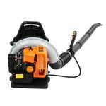 665 CFM Leaf Blower, Gas Blower, Electric Leaf Blower for Lawn Care, Backpack Blower, 1 Set Leaf Blower 2-Stroke Engine Multi-purpose 63 Cubic Centimeter High Strength Snow Blower for Outdoor (Orange)