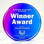 Personalized Award, Unique K9 Crystal Glass Plaque, Extra-thick Self-Standing Appreciation Gift Plaque and Trophy for Winners, Church Pastors and Retirement Manager, Employees