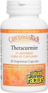 Natural Factors - CurcuminRich Theracurmin 30mg, #1 Absorbed Form of Curcumin, 30 Vegetarian Capsules