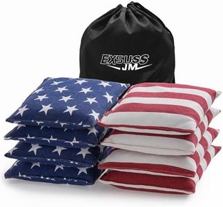 JMEXSUSS Cornhole Bags Large Stars/Stripes