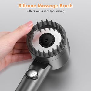 MEKO Hard Water Filter Shower Head – Grey