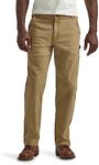 Lee Men's Legendary Workwear Carpenter Jean, Dark Khaki, 34W x 30L