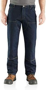 Carhartt Men's Rugged Flex Relaxed Fit Canvas Double-Front Utility Work Pant, Erie, 34W x 32L