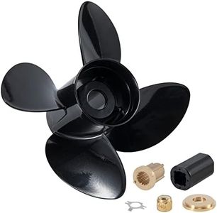 YOUNG PROPS 14 X 21 Replace OEM#48-8M0084496 Outboard Boat Propeller for Mercury Engine135-300HP 2 & 4-Stroke & Mercruiser Sterndrives Alpha/Bravo One,4-Blade Aluminum 14dia x 21 Pitch Prop 15Tooth RH