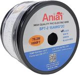Aniai Low Voltage Landscape Wire,UL List 18/2 Electrical Wire,for Light and Lamp Extension Cable