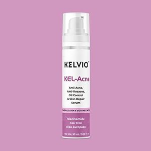 Kelvio Kel-Acne Anti-Acne, Anti-rosacea And Oil Control Serum for Acne Prone skin | All skin types | For Men & Women | 30ml