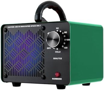 198,000mg/h Dual-Fan Ozone Odor Eliminator Ozone Machine Generator High Capacity Odor Removal Air Purifier Ionizer & Deodorizer for Car, Home, Smoke, Pets, Industrial, Basement, Commercial