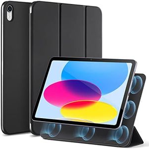 ESR for iPad 10th Generation Case (2022), Convenient Magnetic Attachment, Two-Way Trifold Stand, Lightweight Protection, Auto Sleep/Wake, Silky-Smooth Cover, Rebound Magnetic, Black