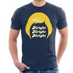 Dazed and Confused Alright Men's T-Shirt Navy Blue