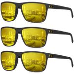 KALIYADI Night Vision Glasses for Men, Lightweight Night Vision Glasses for Driving