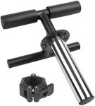 Tib Bar Pro, Premium Stainless Steel Tibialis Trainer, Knees Over Toes, Shin Splints, Ankle & Knee Pain Relief, Fits 2” Plates, Rehab & Physio