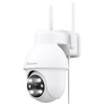 GALAYOU 2K Security Camera Outdoor, 360° CCTV Camera, Home Security WiFi Camera with Color Night Vision, Pan-Tilt View, App Notification, 2-Way Audio Y4