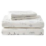 Eddie Bauer - Twin Sheet Set, Warm Breathable Cotton Flannel Bedding with Deep Pockets, Brushed for Extra Softness, Cozy Home Decor, Oeko-Tex Certified (Geese Meadows, Twin)