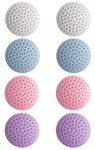 Store2508 Wall Protectors Self-Adhesive Door Handle Bumper Guard Stopper Rubber Self- Adhesive Crash pad Multicolour (8 Pcs Mixed Colours)