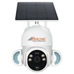 Realtime C9 4MP Smart 4G Solar PTZ Camera | 30M Night Vision Distance | Two Way Audio | Cloud & SD Card Storage (Max 128GB) | IP66