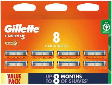 Gillette Men's Fusion 5 Shaving Razor Value Pack with 8 Cartridges