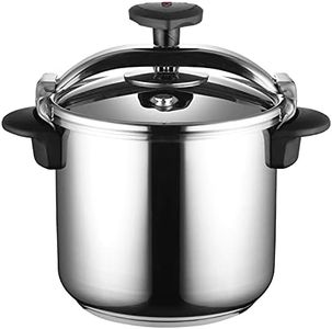 MAGEFESA Star Quick Easy to Use Pressure Cooker, 18/10 Stainless Steel, Suitable for Induction. Thermodiffusion Bottom, 3 Security Systems (10 Quart)