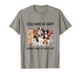 Dogs Make Me Happy Humans Make My Head Hurt Dog Lover T-Shirt