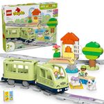 LEGO DUPLO Town Interactive Adventure Train Set 10427 - Building Blocks Set for Age 2+ Boys and Girls