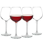 Red Unbreakable Wine Glasses