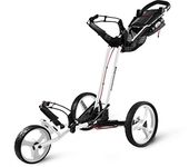 Sun Mountain Pathfinder Unisex Adult 3 Wheel Golf Trolley, White, One Size