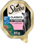 Sheba Classics Cat Food Tray with Salmon in Terrine 2x11x85g