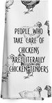 TAEDIN Funny Retro Humor Kitchen Towels Dish Towel Dishcloth 16x24 Inches, Chicken Humorous Gifts for Women Men, Funny Dish Towels with Sayings Decorative Absorbent Tea Towel Kitchen Bathroom Decor