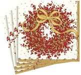 Caspari 12.7cm Pepperberry Cocktail Napkin, Pack of 20