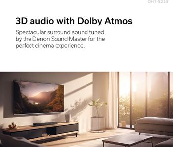 Denon Dolby Atmos Soundbar – Premium Home Theater Audio