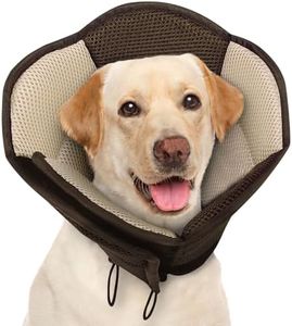 AOFITEE Large Dog Cone, Soft Dog Cone Collar, Adjustable Dog Cone for Dogs After Surgery, Breathable Mesh Dog Surgery Collars & Cones, Elizabethan Collar for Dogs to Prevent Licking Wounds