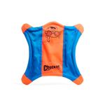 Chuckit! Flying Squirrel Flyer for Dogs, Interactive Frisbee Fetch Toy with Glowing Paws for Day and Night Play, Durable Canvas Fabric, for Medium Breeds