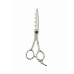 Ikonic Professional Pro Craft IKTK-170 Hair Cutting Scissor 5.5" – SUS440C Steel Shear, Mirror Silver Body, Ergonomic Handle, Key Adjust Screw – for Salon, Barber, Hairdresser, Styling,Personal Use